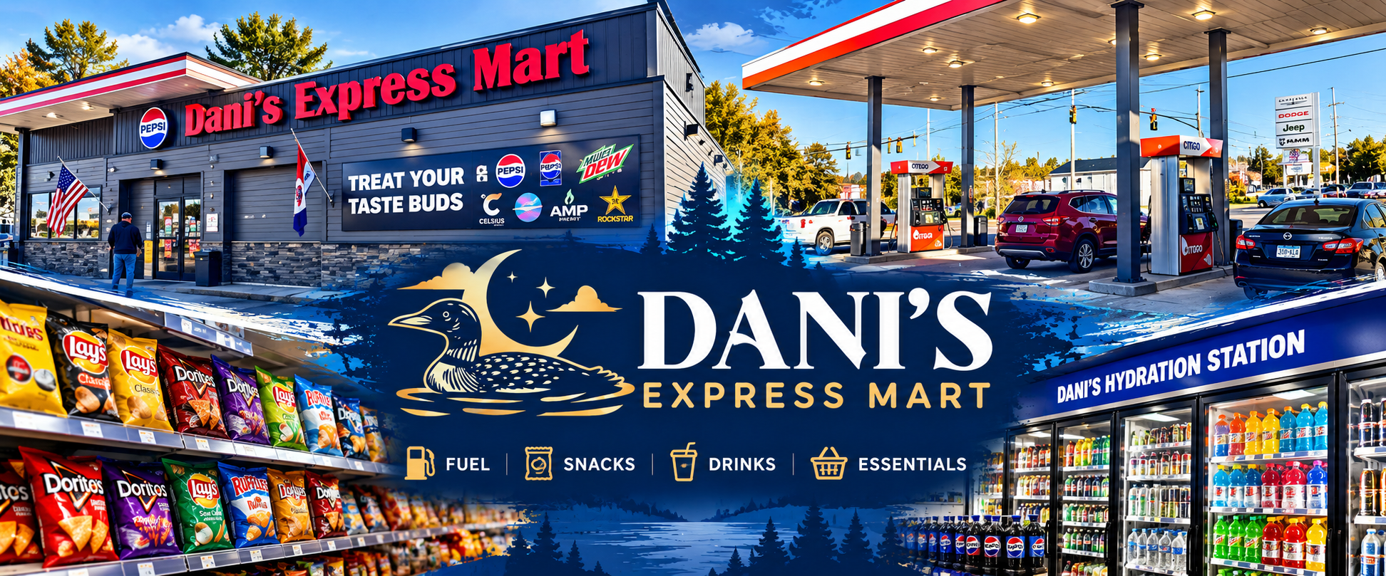 Dani's Express Header Panel