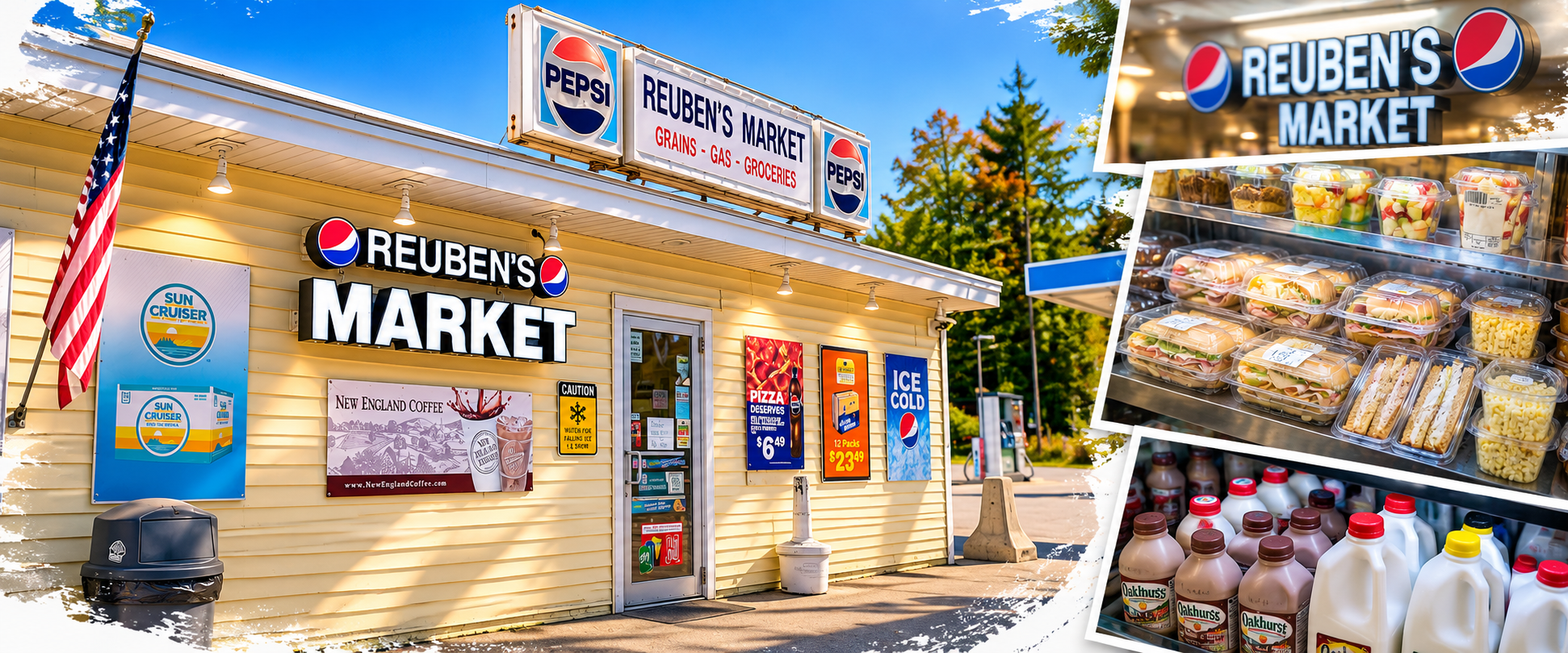Reuben's Market Header Panel