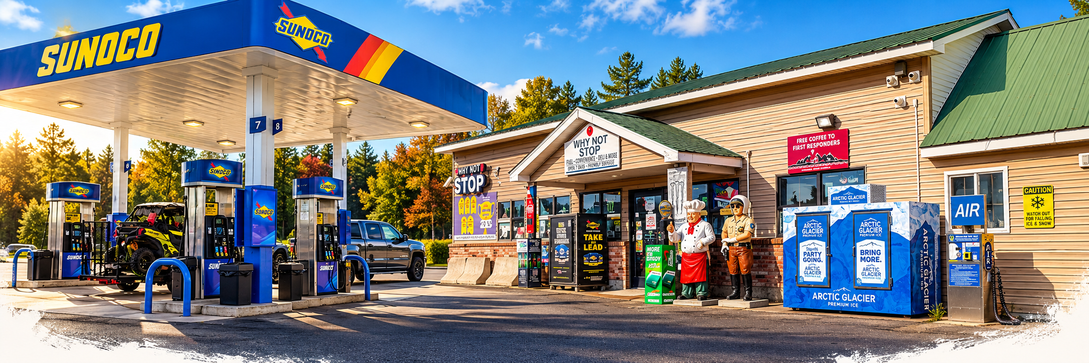 Why Not Stop Sunoco Stylized Image