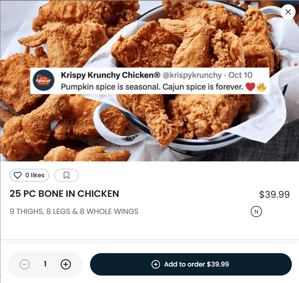 25-PC Bone In Chicken Special