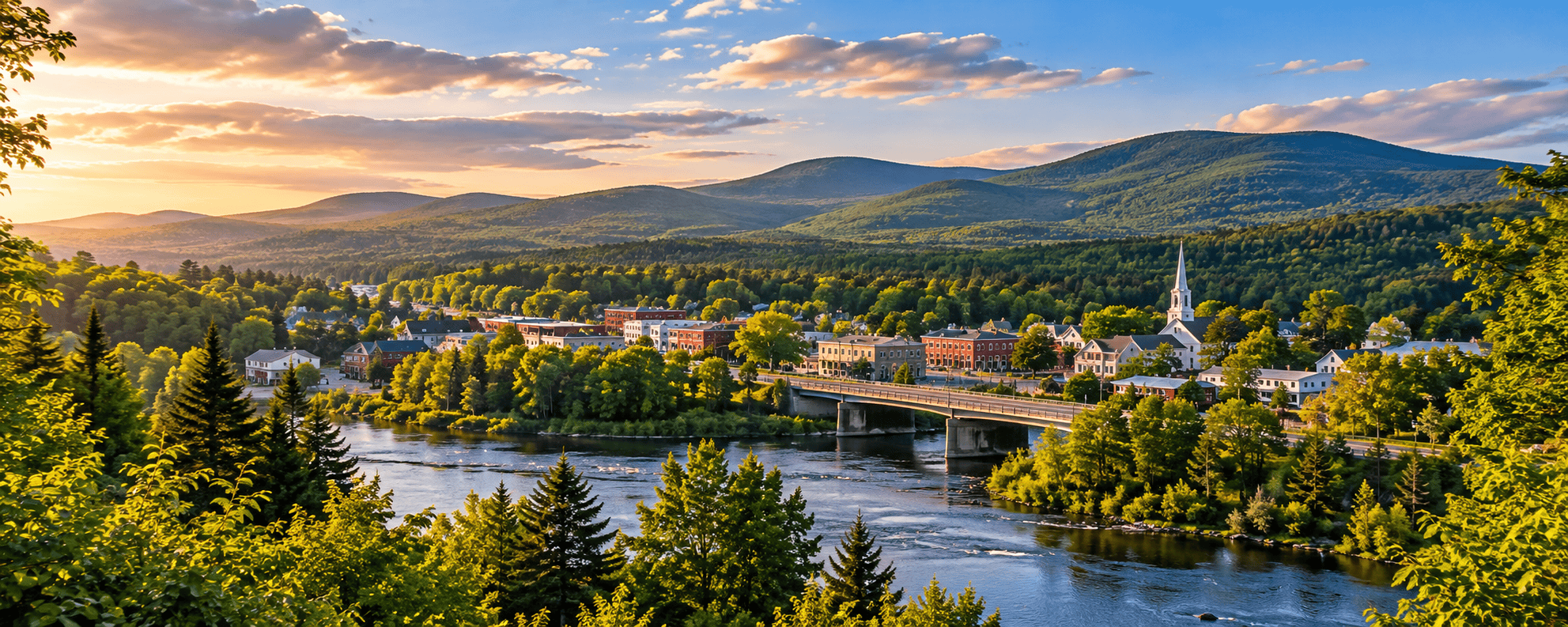 Milo & Maine Highlands Aerial View