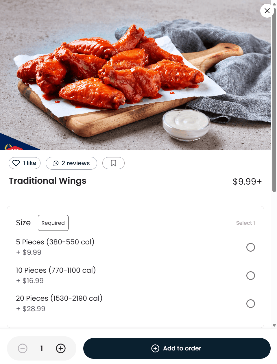 Traditional Chicken Wings